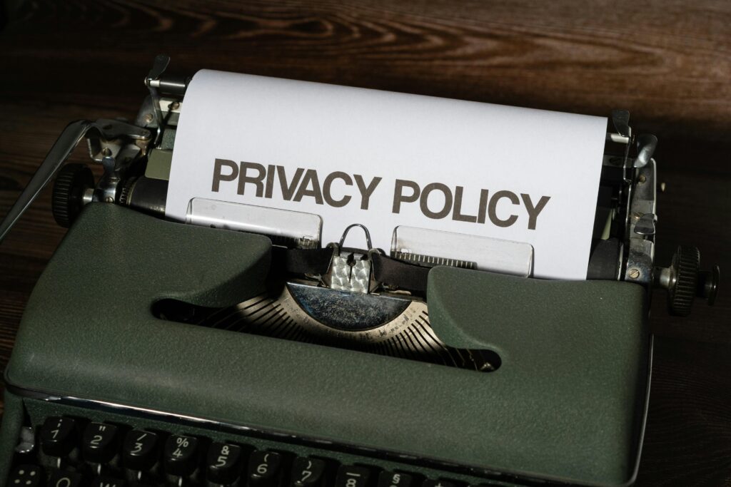 Privacy Policy document illustration representing data protection and user privacy on Jobsseeker.